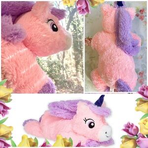 Warm Pals Weighted Hugs Pink Heatable & Weighted Unicorn Plush Stuffed Animal